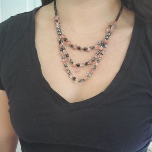NEW Pink stone necklace